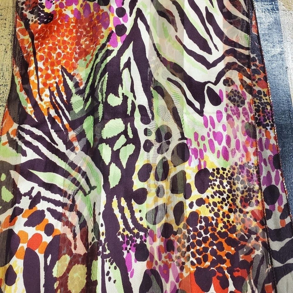 👸🧣 Wild print scarf - Picture 8 of 11